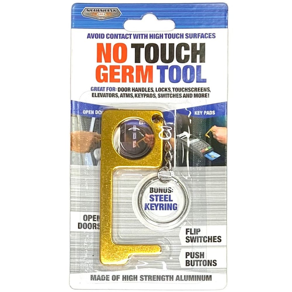 No Touch Germ Tool - Keychain Add On , 2 Colors